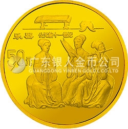 中國古代科技發(fā)明發(fā)現(xiàn)金銀紀念幣（第5組）1/2盎司圓形金質(zhì)紀念幣