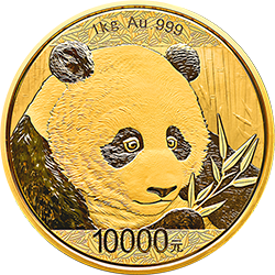 2018版熊貓金銀紀(jì)念幣1公斤圓形金質(zhì)紀(jì)念幣