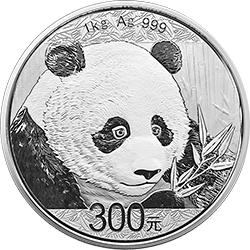 2018版熊貓金銀紀(jì)念幣1公斤圓形銀質(zhì)紀(jì)念幣
