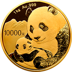 2019版熊貓金銀紀(jì)念幣1公斤圓形金質(zhì)紀(jì)念幣