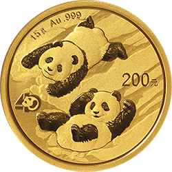 2022版熊貓貴金屬紀(jì)念幣15克圓形金質(zhì)紀(jì)念幣