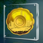 2014年7月：深圳金賽銀并購基金公司上市純金銀紀(jì)念盤定做