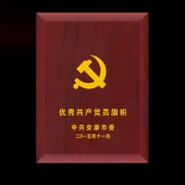 2015年10月定制　安康市委優(yōu)秀共產(chǎn)黨員獎?wù)?獎?wù)?榮譽(yù)證書定制