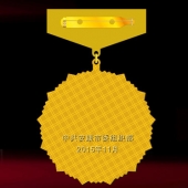 2015年10月訂制　安康市委表彰優(yōu)秀共產(chǎn)黨員獎牌獎章訂制