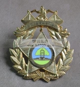 上海公安高等?？茖W(xué)校金質(zhì)徽標(biāo),金銀貴金屬制品