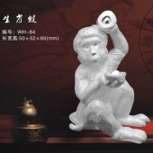 純銀生肖猴擺件、十二生肖猴純銀擺件生產(chǎn)加工