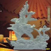 神龍戲水純銀制品生產(chǎn)廠家、純銀禮品定購(gòu)