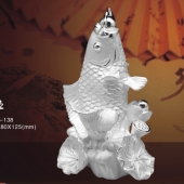 旺財(cái)魚(yú)純銀禮品